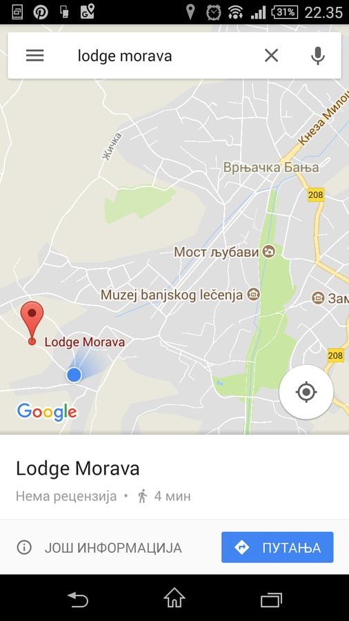 Lodge Morava Vrnjačka Banja Extérieur photo